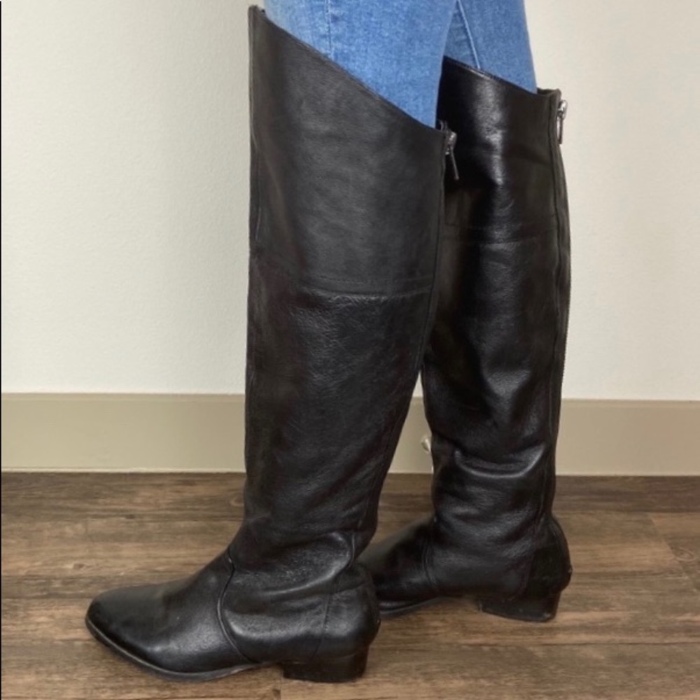 Steve Madden 8.5 Koma black over the knee boots